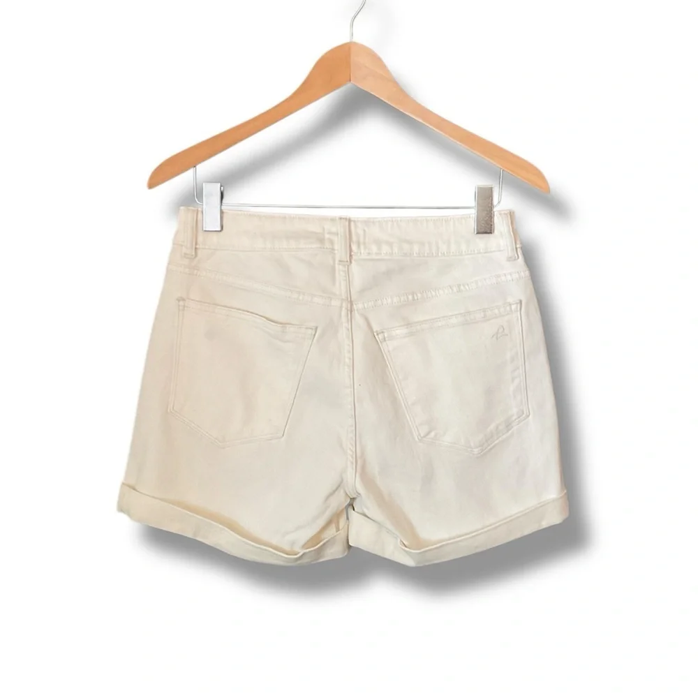 DL1961 Vintage White Karlie Cuffed Boyfriend High Waist Short Size 27